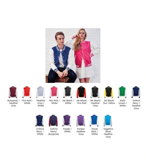 AWD JH043B Kids Varsity Jacket